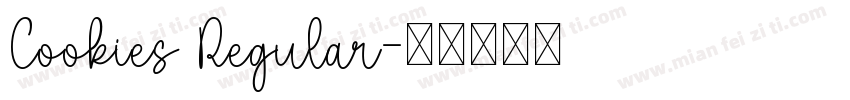 Cookies Regular字体转换